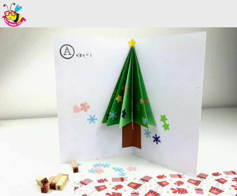 Biglietto Pop Up Per Bambini L Albero Di Natale Penso Invento Creo