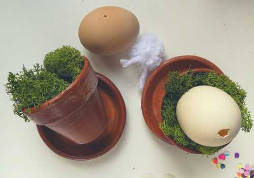Lavoretti Di Pasqua Coniglietti Con Le Uova