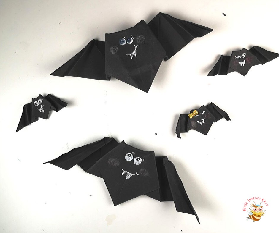 origami paper bat