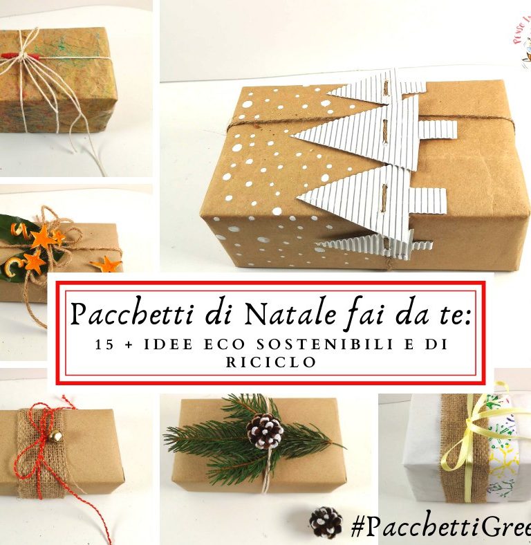 idee per pacchetti di natale fai da te