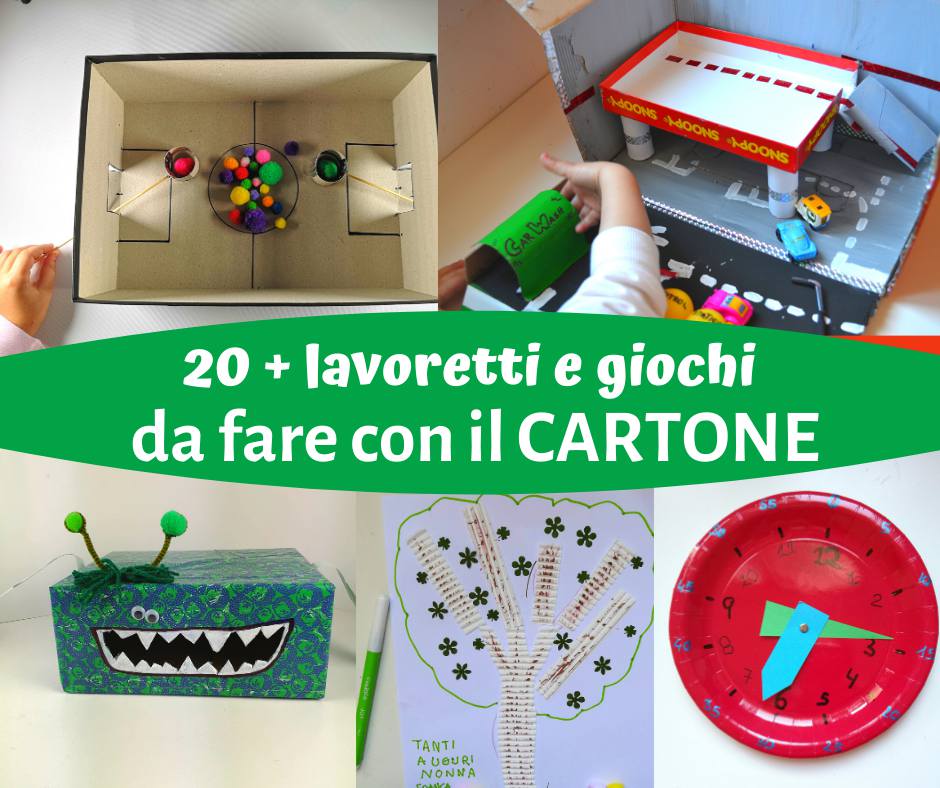 Lavoretti E Giochi Con Il Cartone Penso Invento Creo